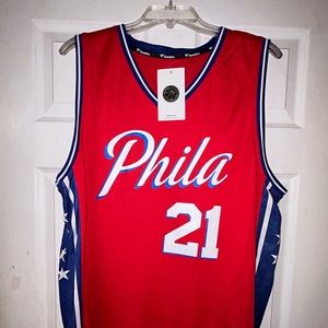 🔔🏀🏟️ Philadelphia 76ers Sixers J EMBIID #21 NBA Basketball Jersey 🏟️🏀🔔